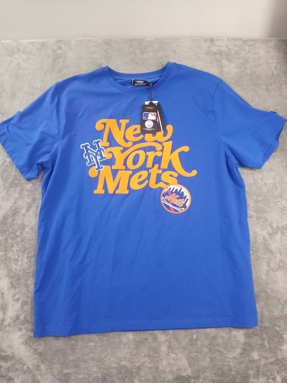 PRO STANDARD New York Mets Blue Embroidered Shirt Size 2XL NWT
